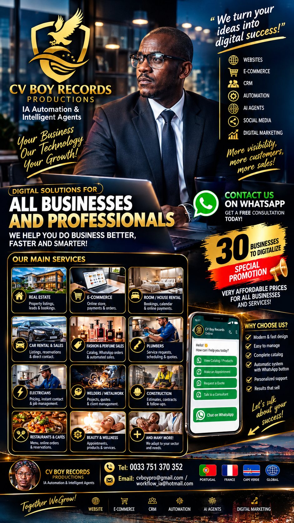 Digital solutions for all businesses and professionals